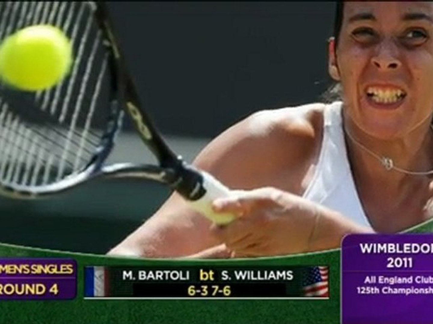 ⁣Wimbledon - Bartoli wirft Serena Williams raus