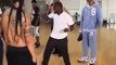 The BET Awards 2011, Kevin Hart Gives Chris Brown a Dance Lesson For The BET Awards