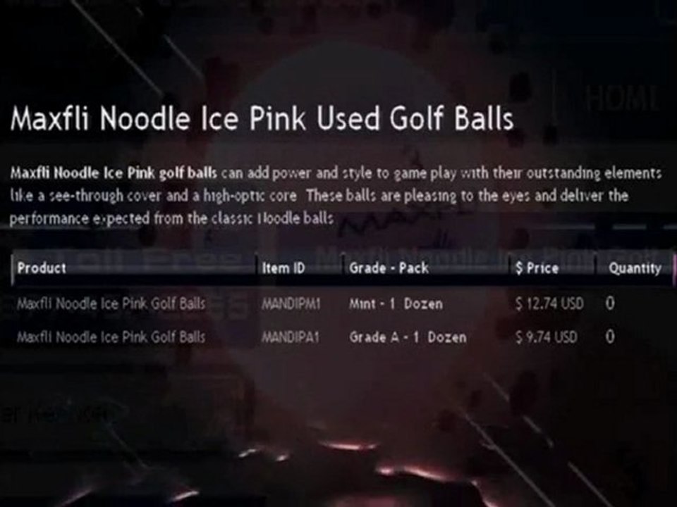 Maxfli Golf Balls