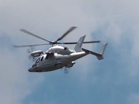 Hélicoptère hybride X3 EUROCOPTER 2 Full HD Meeting aérien du Bourget Paris Airshow LFTA 2011