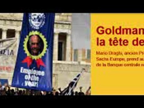 GOLDMAN SACHS à la tête de la BCE
