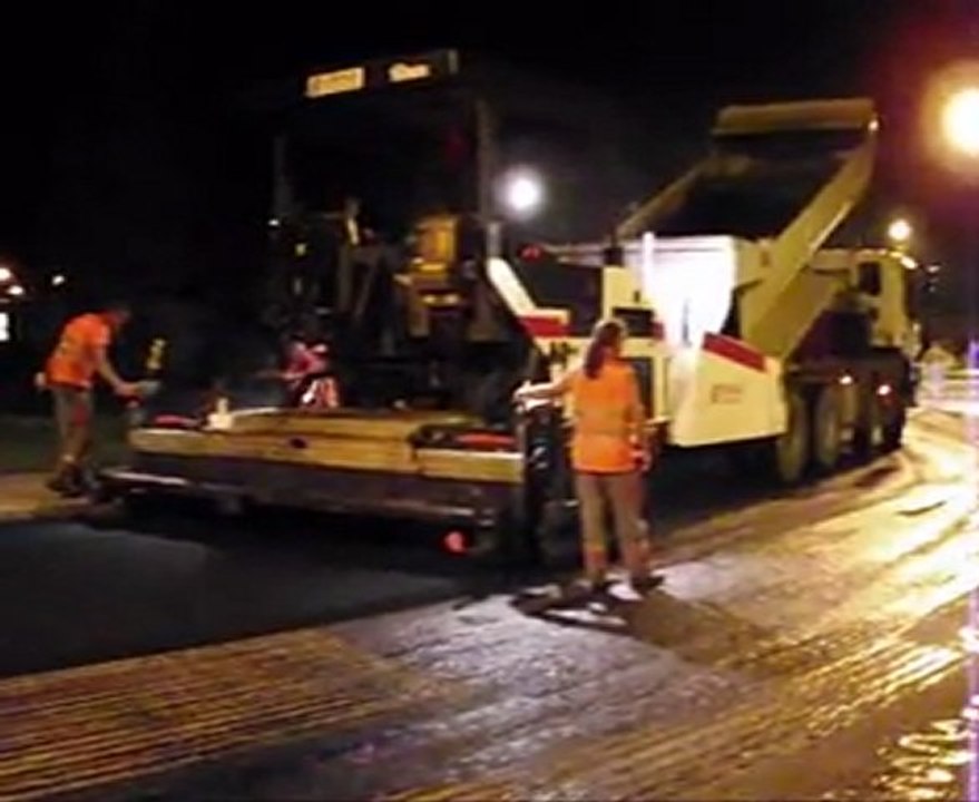 Les travaux du rond point du champ de mars