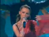 Kylie Minogue performing can't get you out of my head