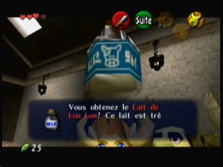 zelda ocarina of time (8 : link bois du lait