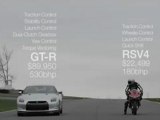 Aprilia RSV4 Factory APRC SE vs Nissan　GT-R