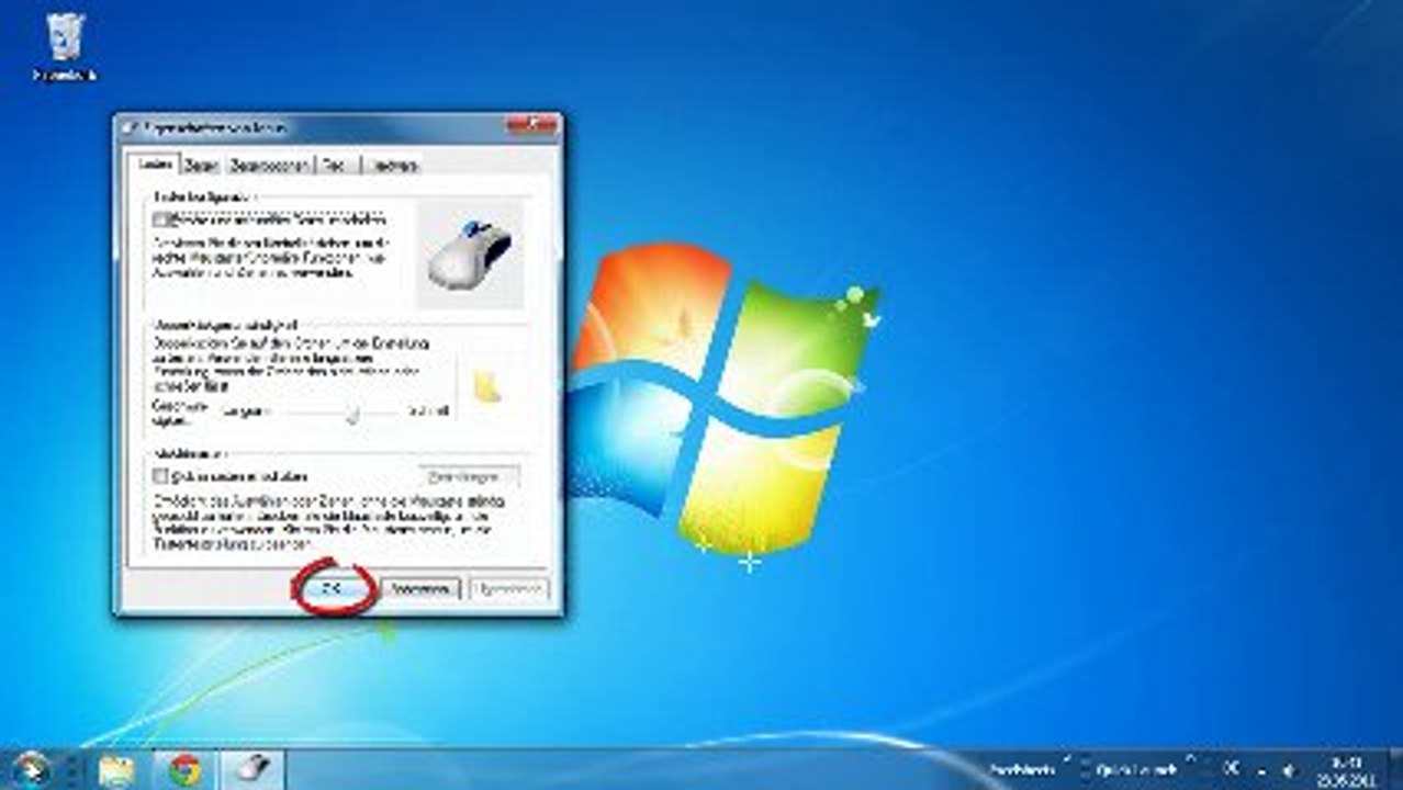 Windows 7 - Automatisch zur Standardschaltfläche navigieren