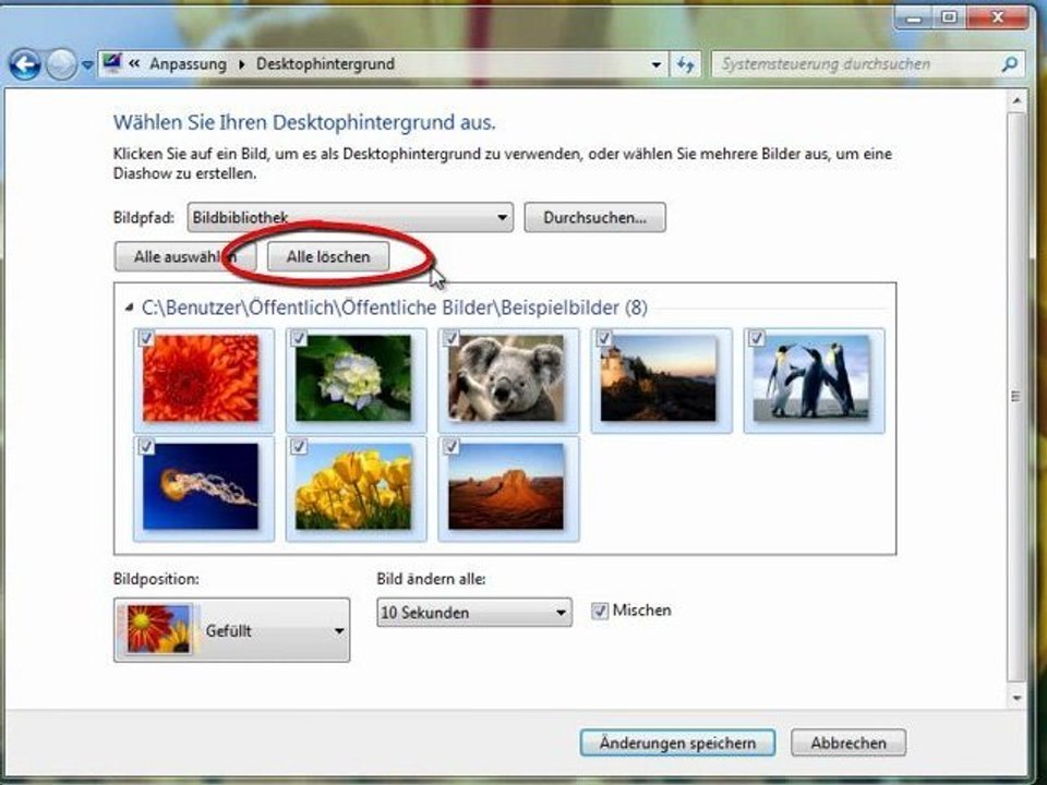 Windows 7 Eigenes Foto als Desktophintergrund