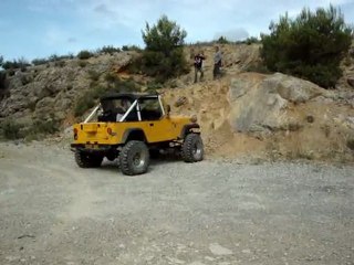 Montée de la marche 7TH eXTRem jeep Tour