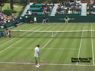 Boodles Tennis 2011 - Simon Gilles VS Juan Martin  Del Potro
