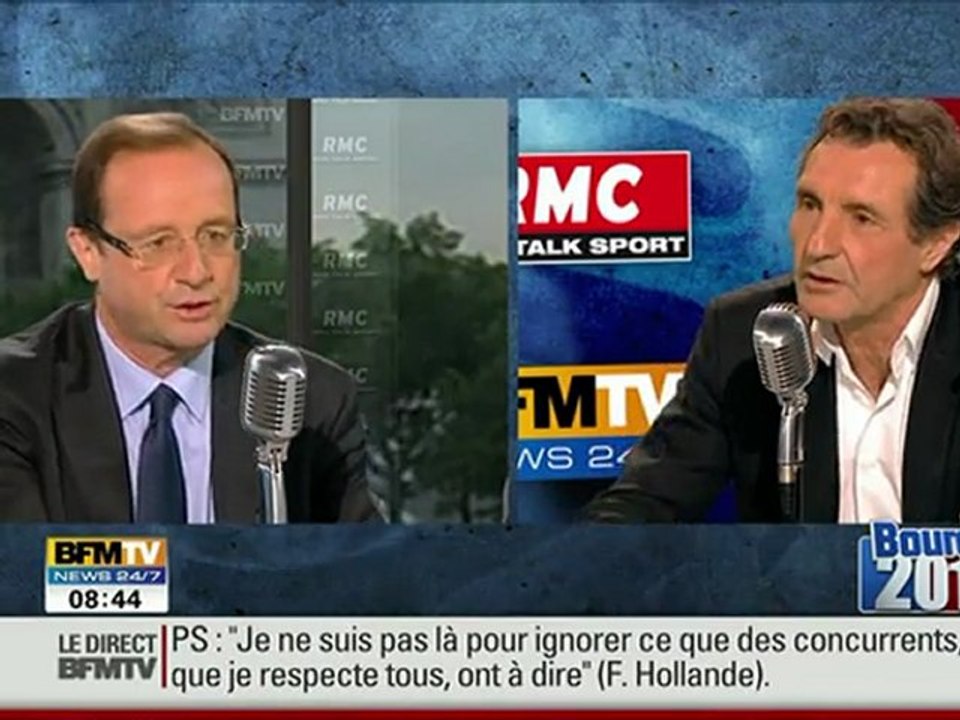 Extraits de l'interview de François Hollande sur BFMTV
