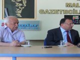 Vali Saran gazeteciler cemiyetini ziyaret etti