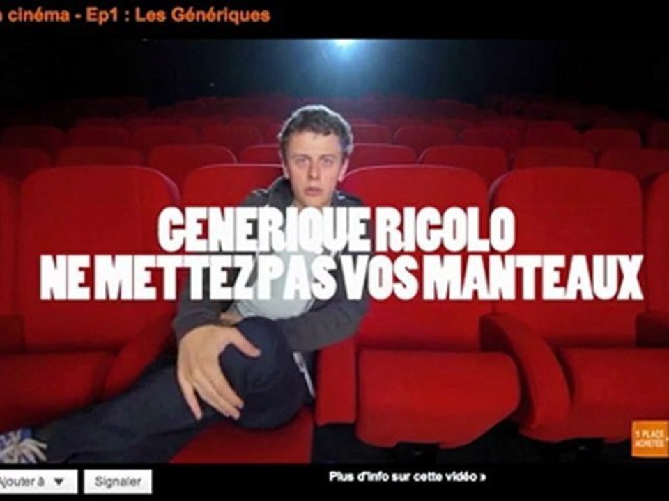 Player habillé Orange Cinéday
