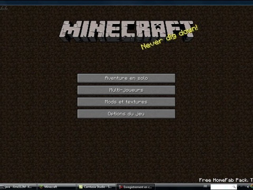 Vidéo test multi minecraft