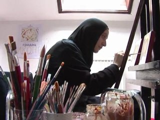 En Gradac, monjas serbias dedican su vida a Dios y a la pintura