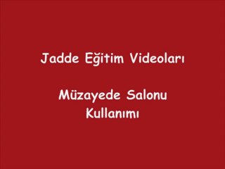 Müzayede Kullanımı >> S_CaN Jadde