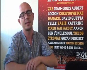 Interview de Kevin (programmateur des Francofolies)