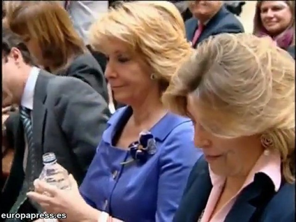 Esperanza Aguirre retoma su actividad política