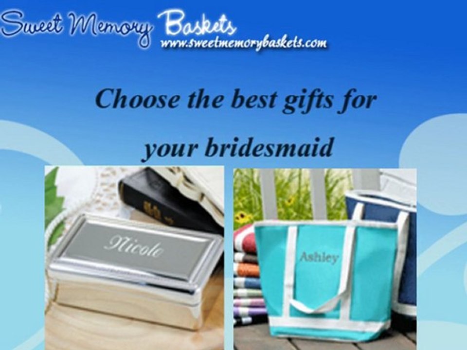 Stylish and Personalized Gifts For Bridesmaids