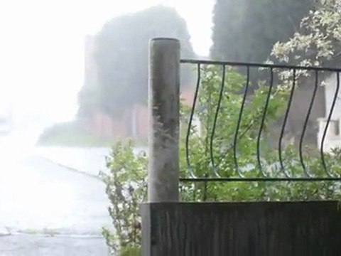 Violent orage en Sambre-Avesnois