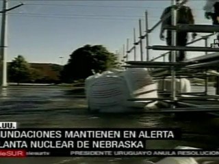 Inundaciones mantiene en alerta planta nuclear de Nebraska
