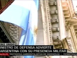Argentina rechaza declaraciones de ministro británico