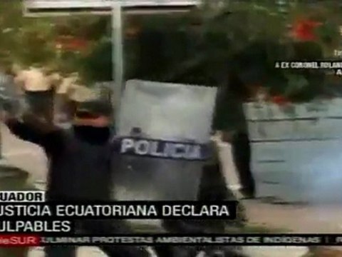 Coronel Tapia y cinco policías, declarados culpables