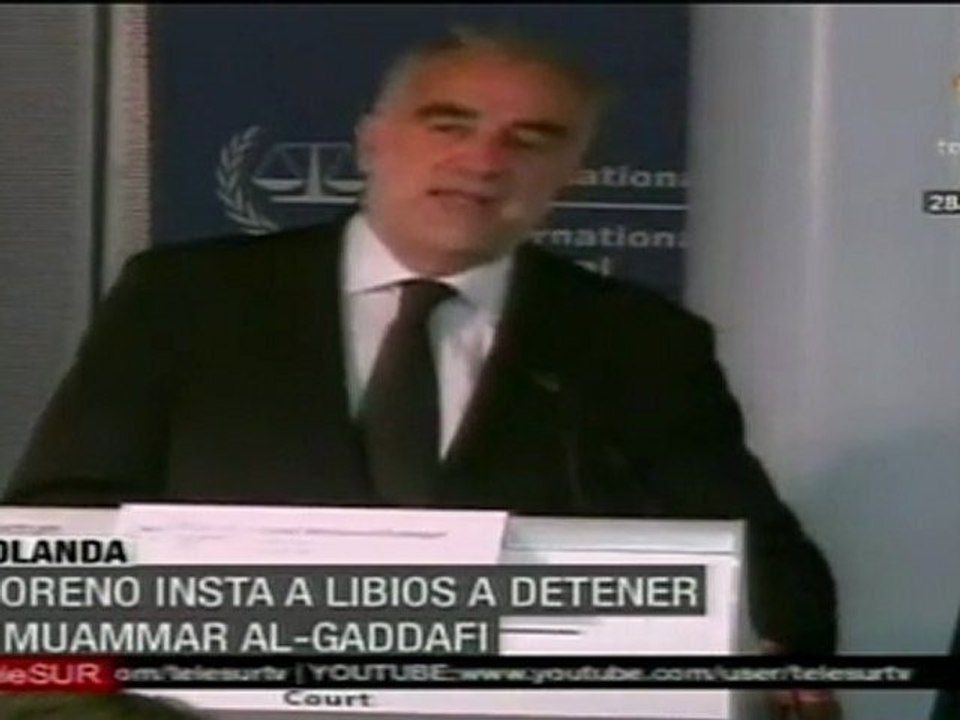 La Haya dicta orden de arresto contra líder libio Gaddafi