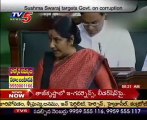 Sushma Swaraj targets govt on corruption