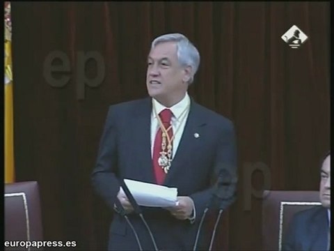 Bono y Piñera en el Congreso de los Diputados