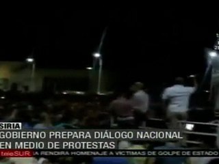 Gobierno sirio llama a diálogo nacional para 10 julio
