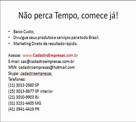 Lista de Empresas Brasileiras 2011