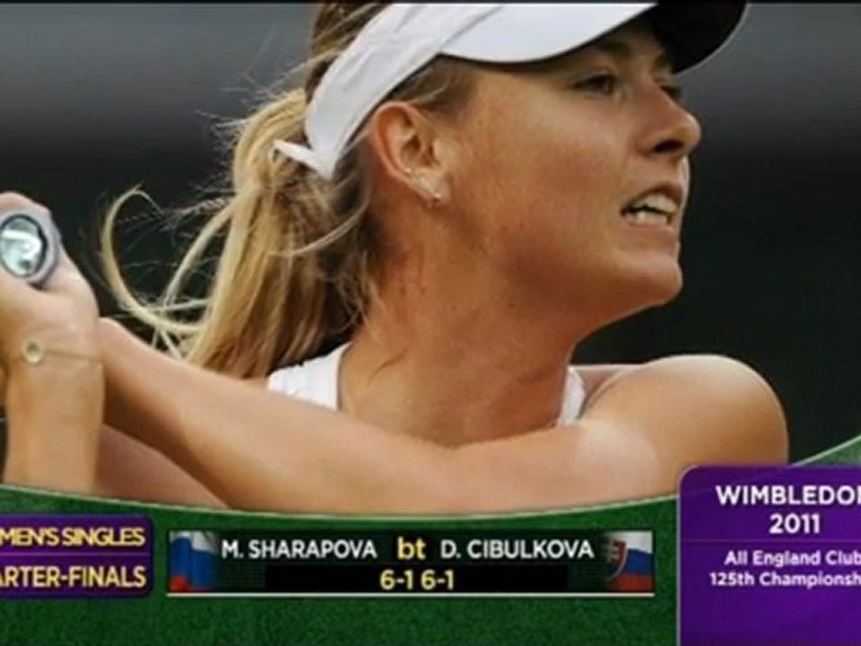 Wimbledon - Sharapova steht im Halbfinale