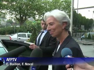 Lagarde says 'proud' but 'nostalgic'