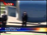 President Obama Visits Quad City  - AF1 Arrival