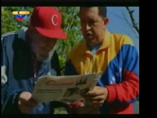 Imágenes de Chávez en Cuba