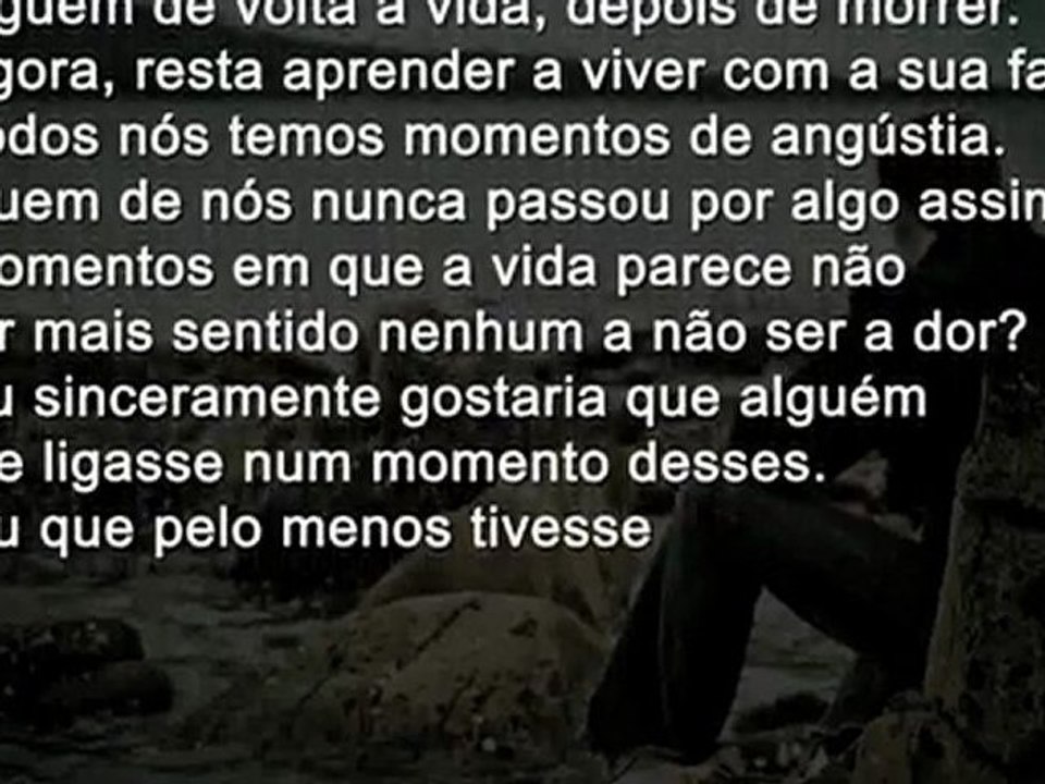 Um amigo se foi