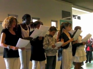 Méru : chorale du collège du Thelle