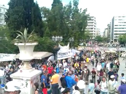 Αγανακτισμένοι στο Συνταγμα 29/06/2011