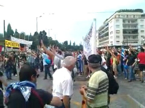 Αγανακτισμένοι στο Σύνταγμα (29/06)