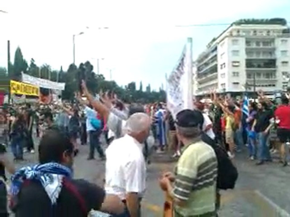 Αγανακτισμένοι στο Σύνταγμα (29/06)