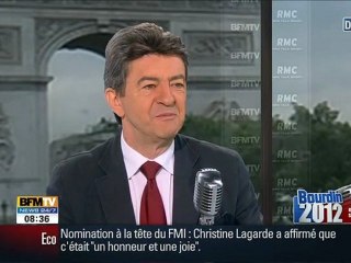 Jean-Luc Mélenchon sur BFMTV dans l'émission "Bourdin 2012" le 29/06/2011