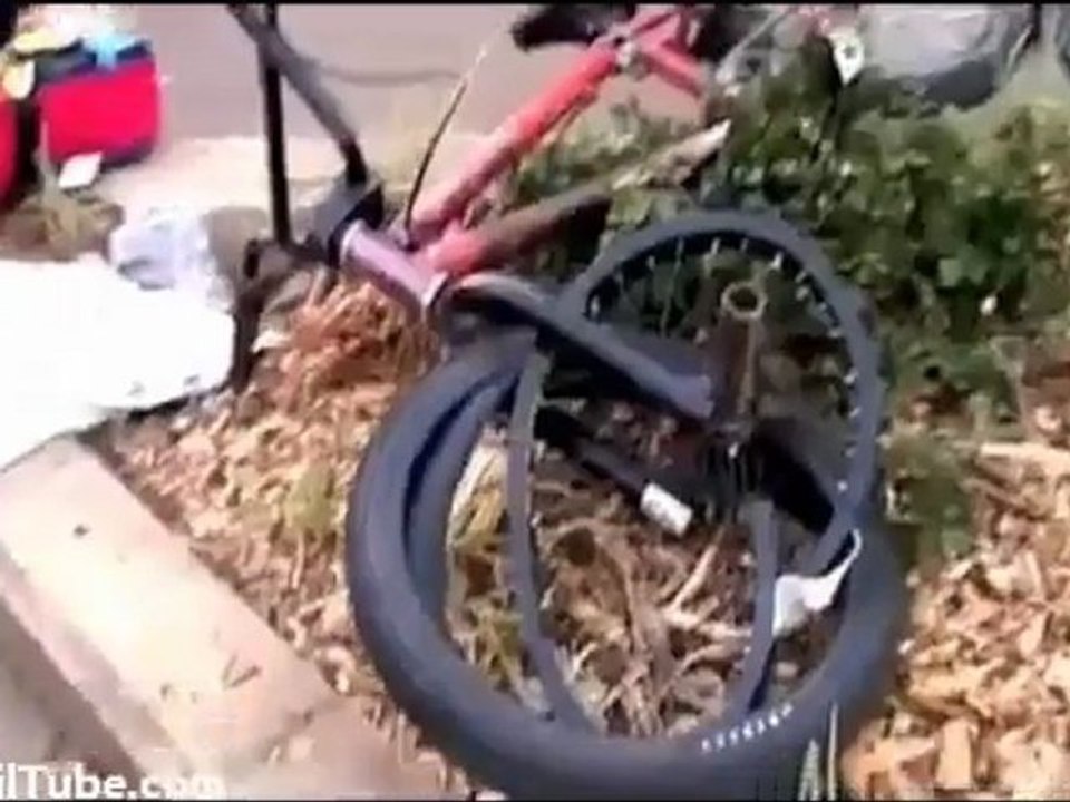 massive bmx jump fail