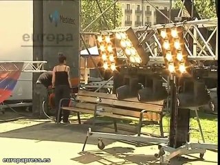 Blindan Canaletas para celebrar la posible victoria del Barç