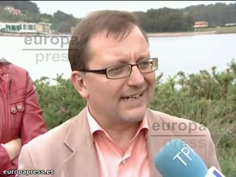 Jesús Iglesias en el Mirador de la Charca de Zeluán