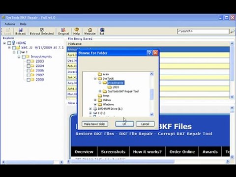 SysTools BKF Repair Tool