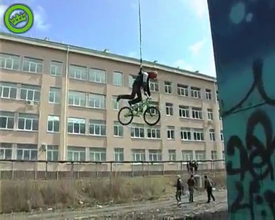 Mit dem Fahrrad von der Wohnung