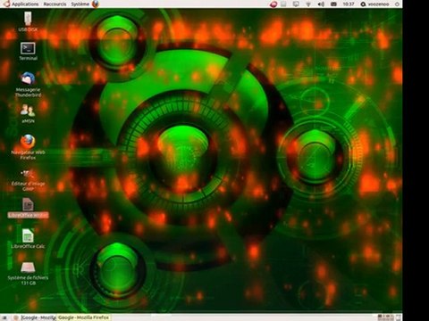 demonstration du bureau 3d d'ubuntu 11.04