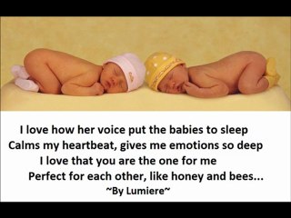 Love Poem ~  Perfect For Each Other (SHARE)