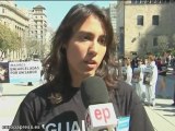 Activistas se manifiestan en Barcelona