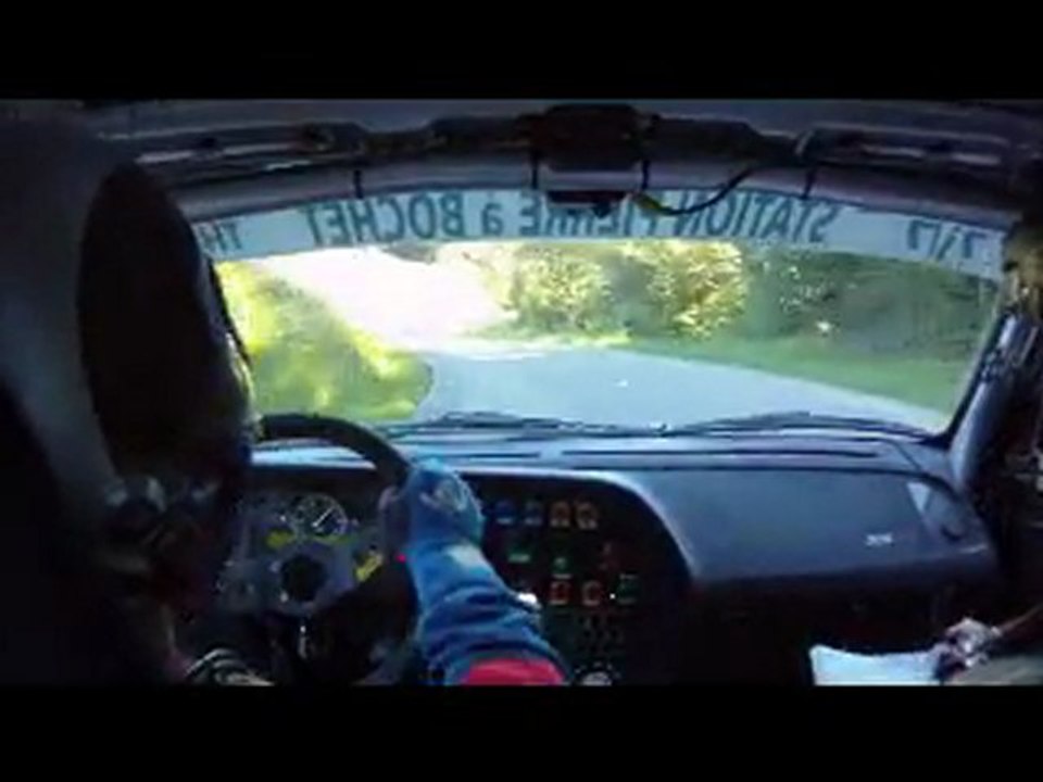 Rallye des Bornes 2011 caméra embarquée